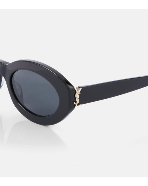 Saint Laurent Blue Sl M136 Oval Sunglasses