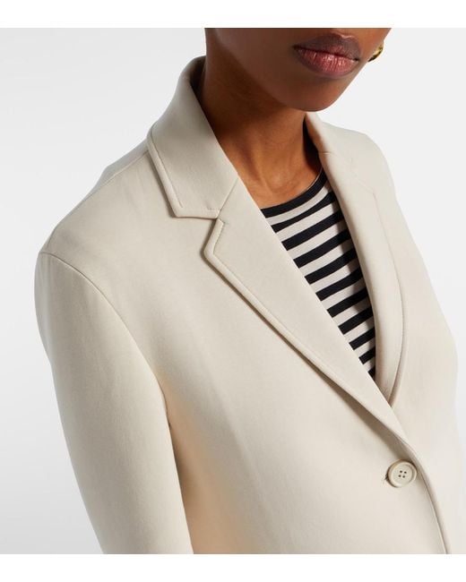 Max Mara Natural Max Mara Matollo Cotton-Blend Jersey Blazer