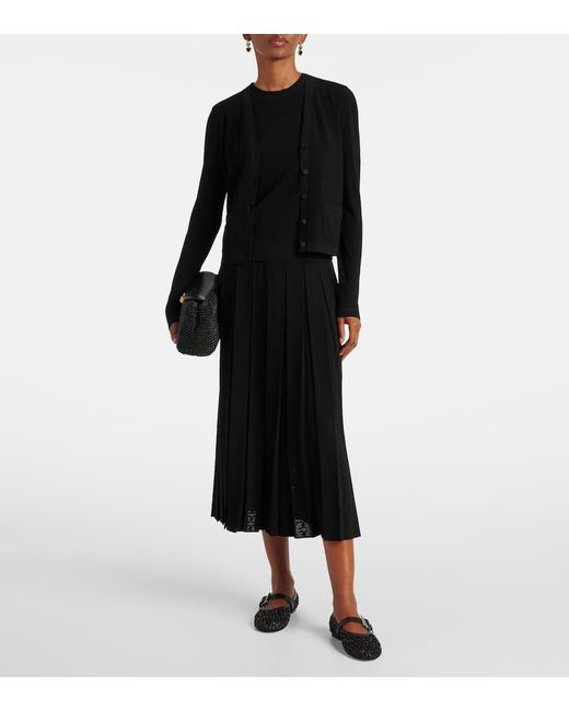 Tory Burch Black T Monogram Jacquard T-Shirt
