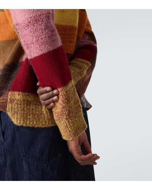 Pullover di Dries Van Noten in Orange da Uomo
