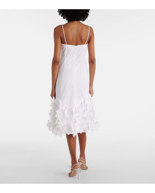 Jonathan Simkhai White Cotton Midi Dress