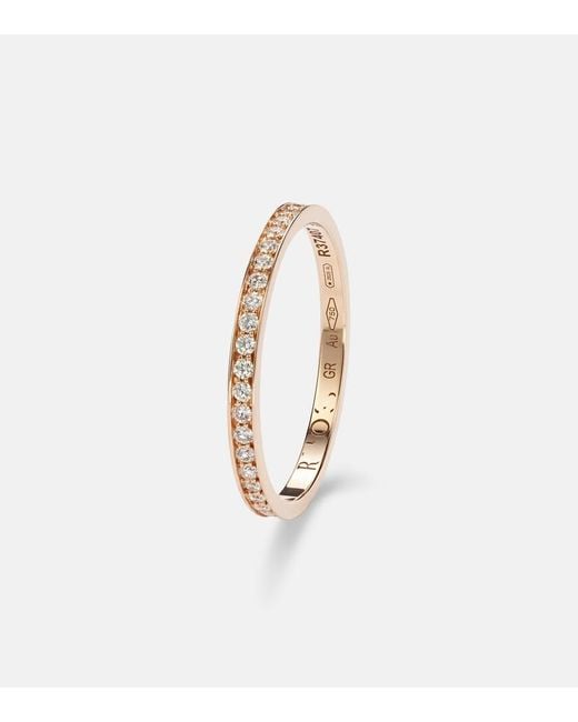 Repossi Metallic Bridal 18Kt Rose Ring With Diamonds