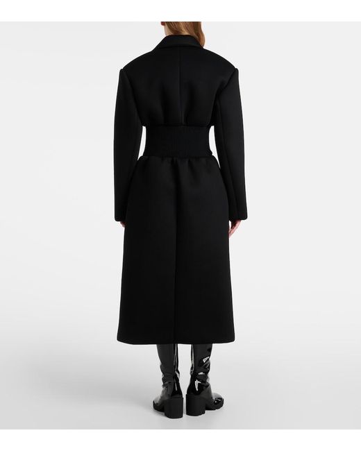 Wardrobe NYC Black Bonded Coat