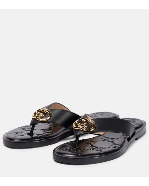 Gucci Pink Suede Horsebit Thong Flat Sandals Size 39 Gucci | TLC