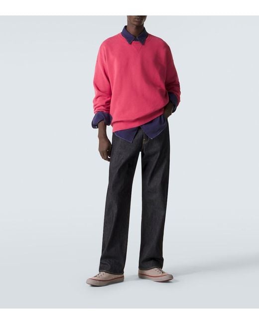 Sudadera Jumbo En Jersey De Algodon Visvim de hombre de color Pink