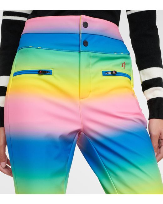 Pantalon de ski evase Aurora Perfect Moment en coloris Green