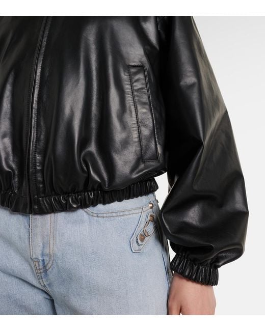 Balenciaga Black Reversible Leather Jacket