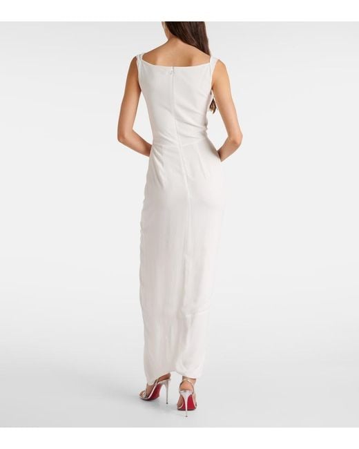 vivienne westwood bridal panther gathered corset dress Vivienne Westwood Bridal Panther Gathered Corset Dress in White