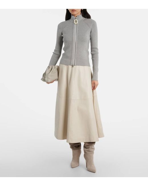 Paris Texas Natural Elsa 100 Suede Over-The-Knee Boots