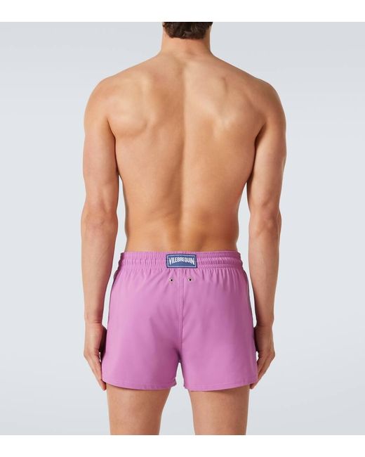 Vilebrequin Pink Logo Swim Trunks for men