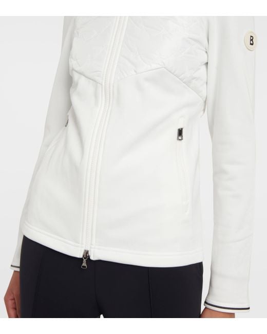 Bogner White Gilly Hybrid Jacket