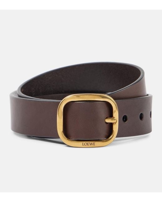 Loewe Black Leather Belt