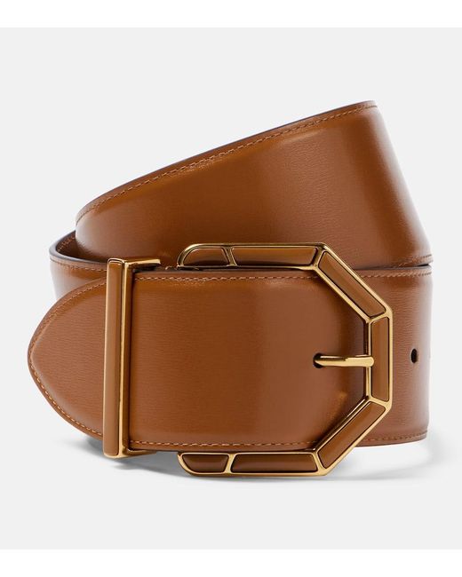 Etro Brown Guertel Aus Leder