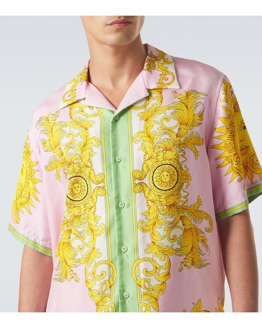 Camicia di Versace in Metallic da Uomo