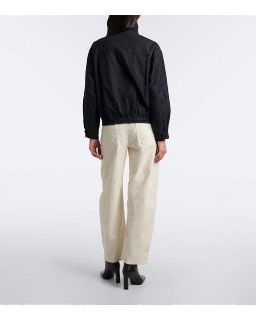 Nili Lotan Natural Tribeca Cotton-Blend Corduroy Barrel-Leg Pants