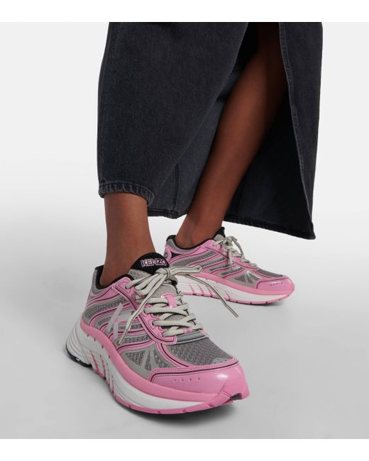 Kenzo pink hotsell sneakers