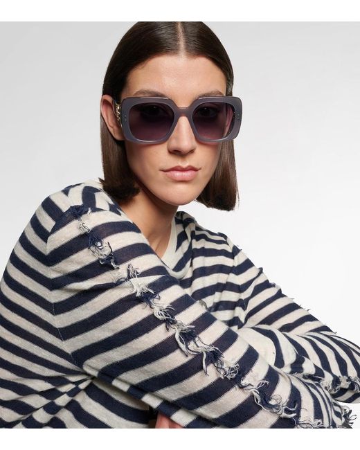 Dior Blue Dior Oblique S1I Square Sunglasses