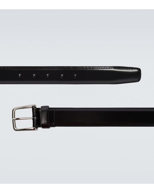 Tod's Black Leather Belt for men