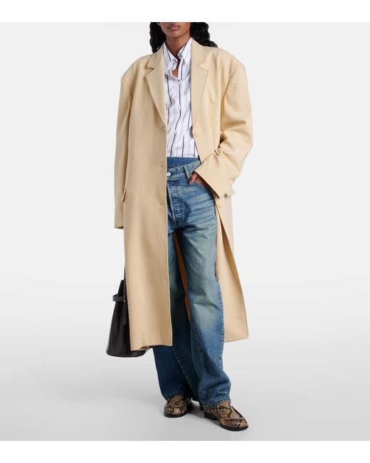 Cappotto Oversize Di Tribeca di Frankie Shop in Natural