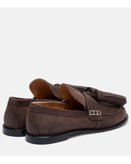 J.W. Anderson Brown Suede Loafers