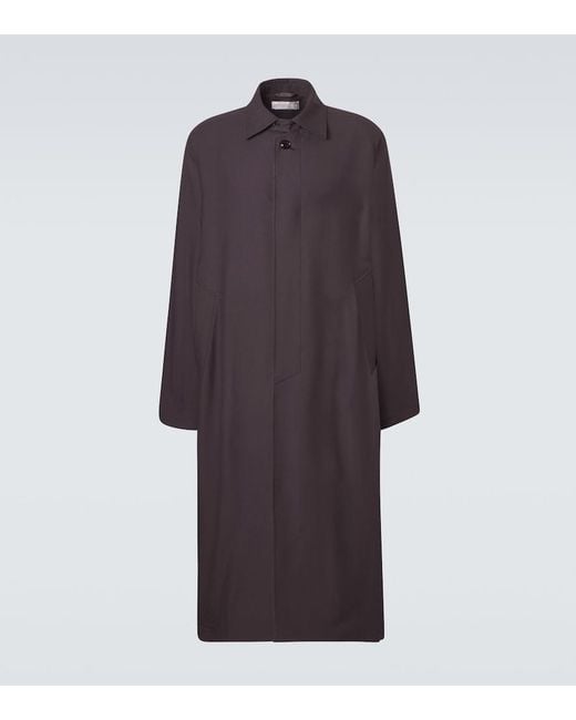Our Legacy Purple Oversized Coat for men