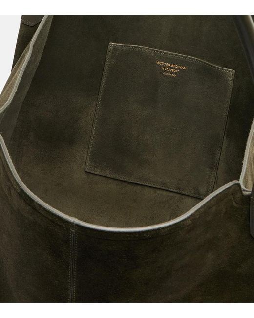 Victoria Beckham Green Victoria Suede Tote Bag