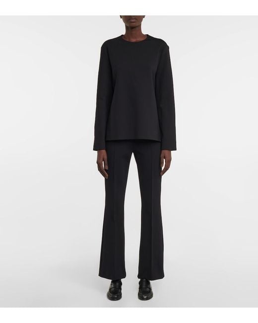 The Row Black Azalea Top