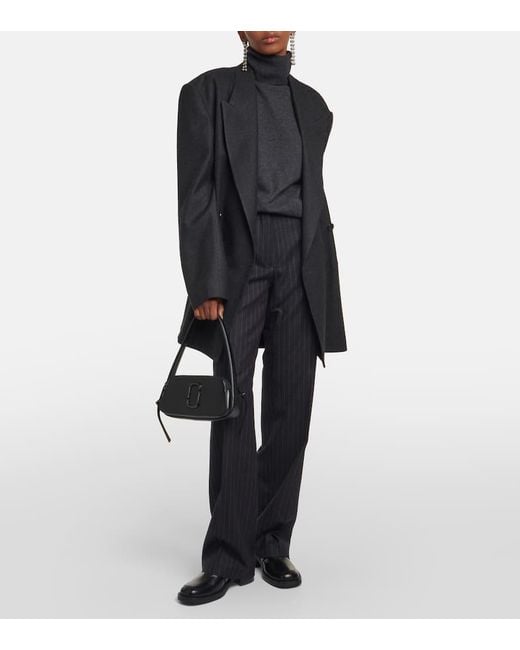 Bolso al hombro The Slingshot de piel Marc Jacobs de color Black