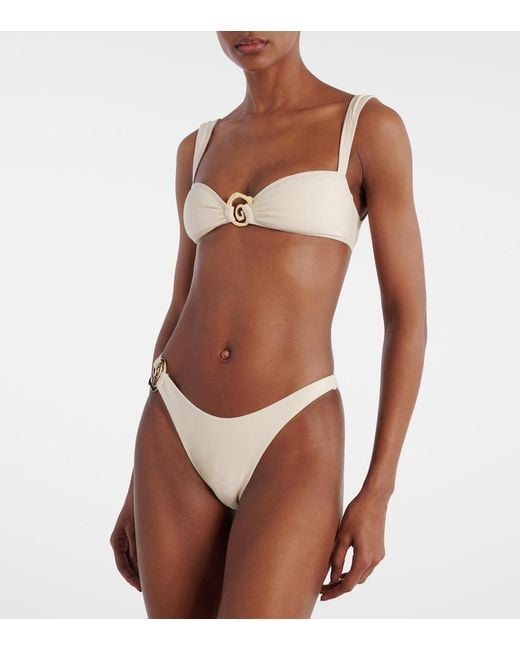 SAME Natural Spiral Bikini Bottoms