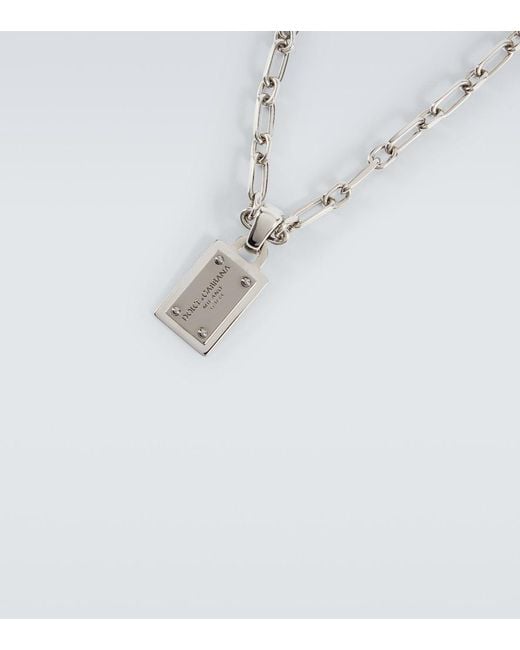 Dolce & Gabbana White Necklace for men