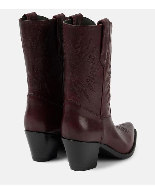 Golden Goose Deluxe Brand Brown Westernstiefel Wish Star Francesca Aus Leder