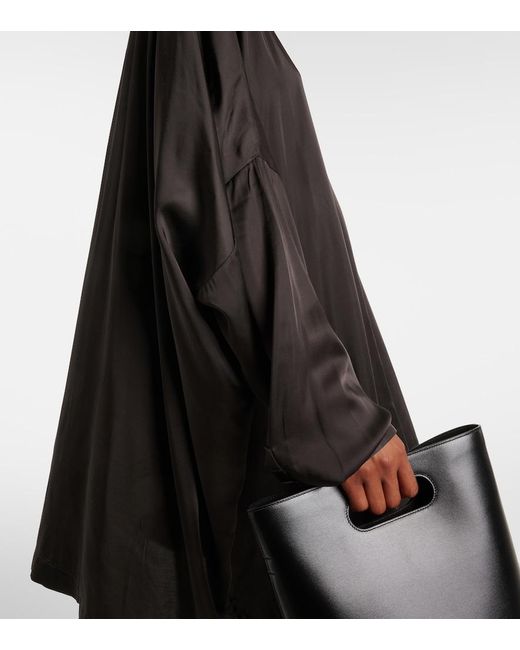 Rick Owens Black Jumbo Turtleneck Top