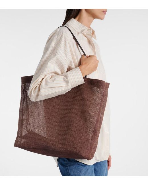 Borsa Barn di The Row in Brown