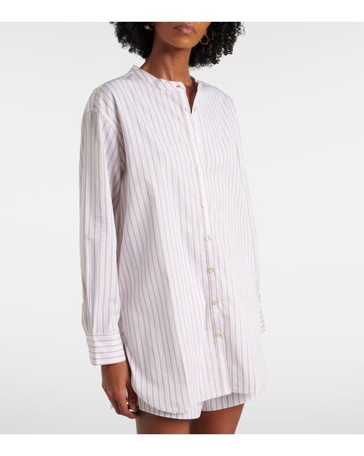 Camisa Yoshi En Mezcla De Algodon Leset de color White