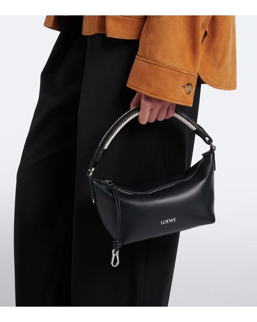 Loewe Black Cala Small Leather Top-Handle Bag