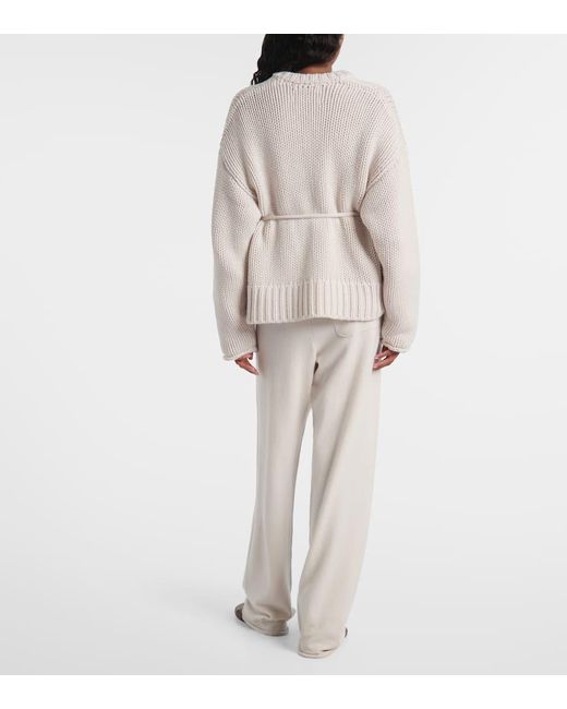 Cardigan Envolvente Ginza De Cachemir Extreme Cashmere de color Natural