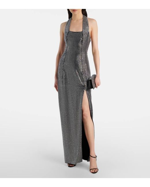 Area Gray Robe Mit Kristallen