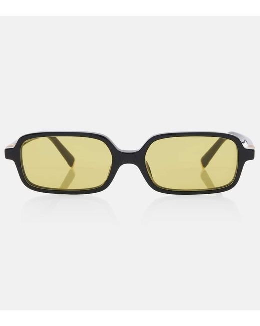 Miu Miu Brown Rectangular Sunglasses