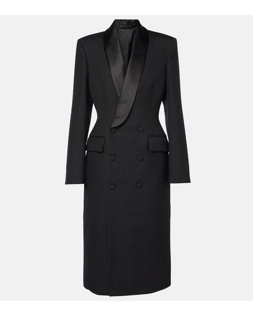 Wardrobe NYC Black Wool Midi Dress