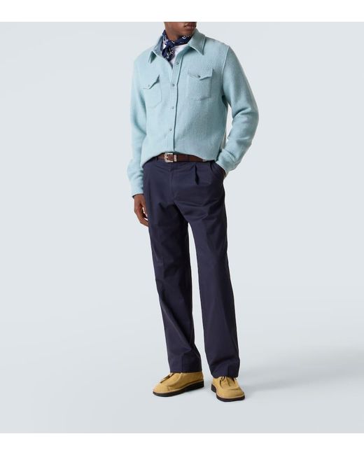 Camicia Labradorite di God's True Cashmere in Blue da Uomo
