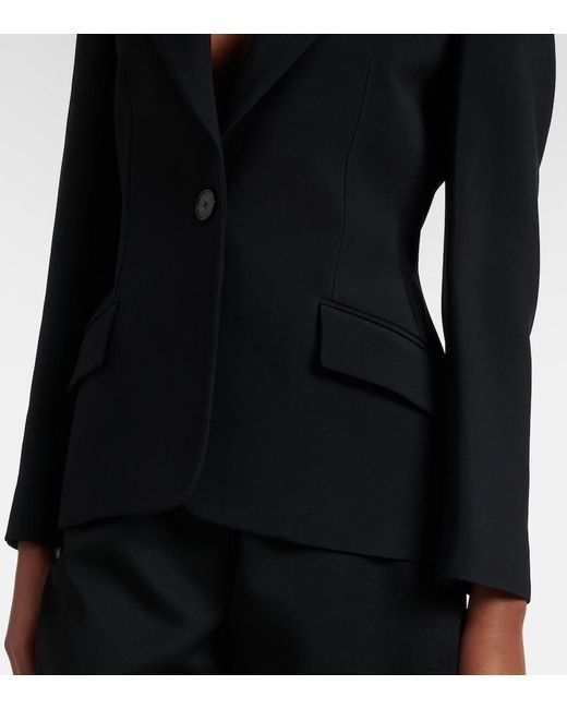 Givenchy Black Single-Breasted Blazer