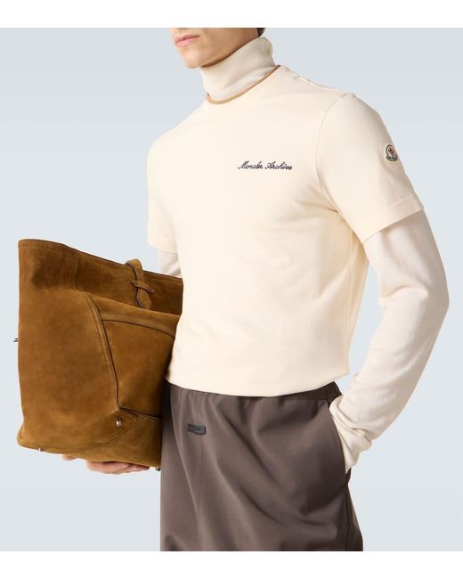 Moncler Natural Archivio Cotton Jersey T-Shirt for men