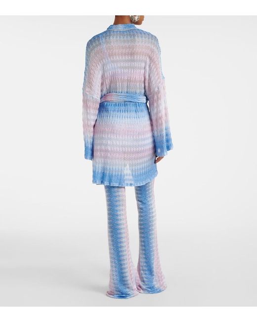 Missoni Blue Wave Beach Cover-Up