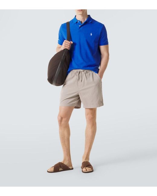 Polo Ralph Lauren Natural Cotton Corduroy Shorts for men