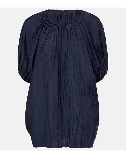 Joseph Blue Briela Silk Blouse