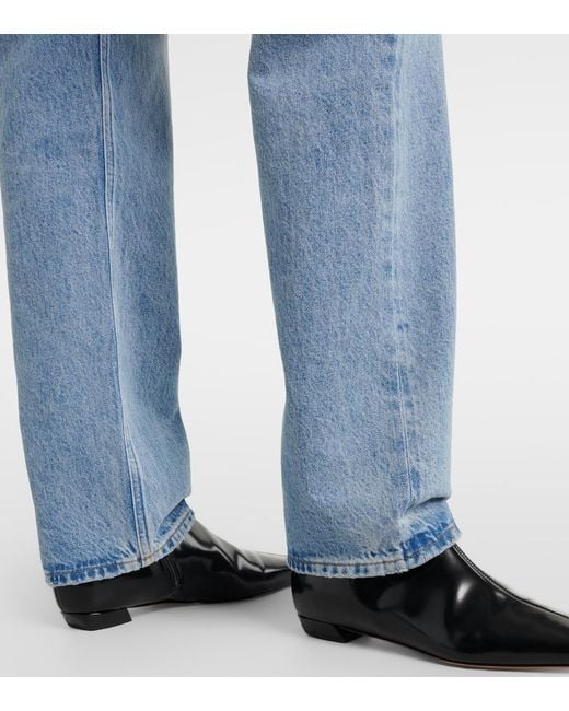Agolde Blue '90S Straight Jeans
