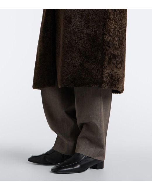 Arma Black Ines Reversible Shearling Coat