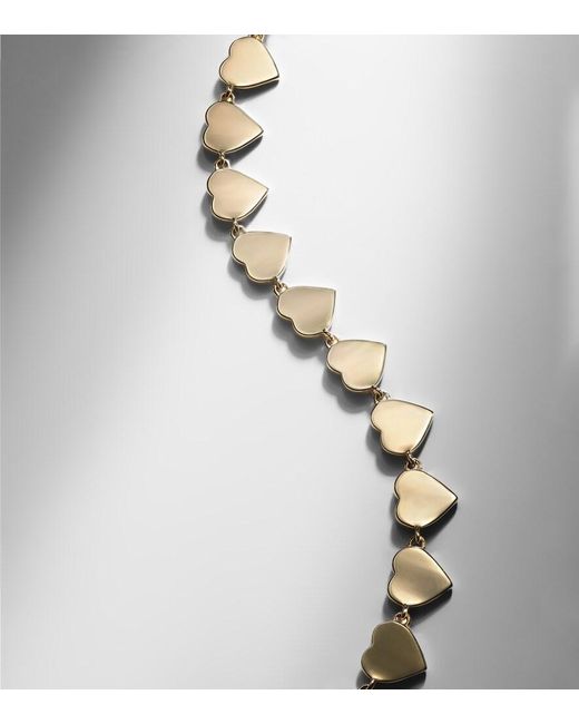 Sydney Evan Metallic Pure Heart Eternity 14Kt Bracelet