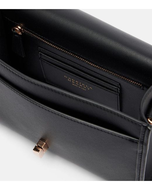 Gabriela Hearst Black Crossbody Bag Leonora Small Aus Leder