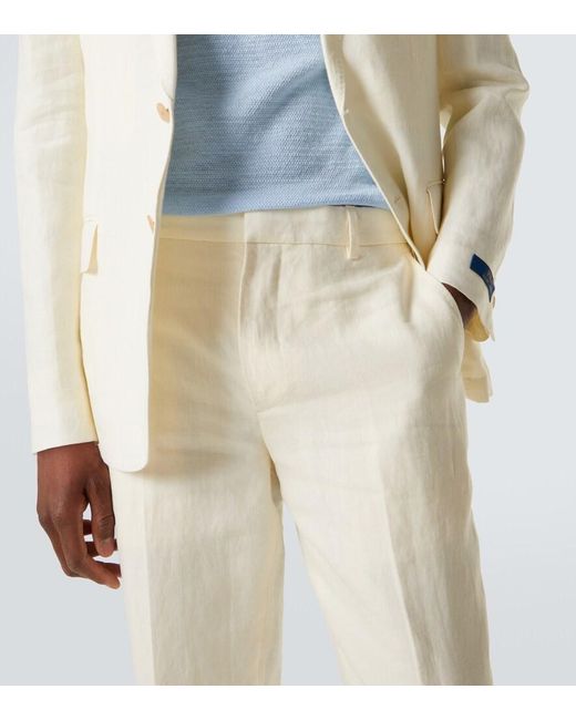 Polo Ralph Lauren Natural Linen Suit Pants for men